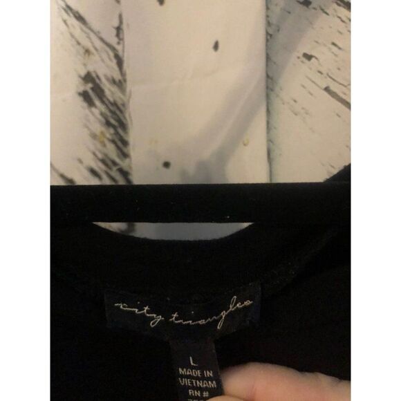 Triangles women's size large L city little black dress - Picture 2 of 3